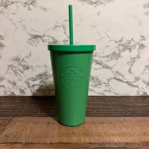 Starbucks 16oz Grande Matte Kelly Green Stainless Steel Cold Tumbler